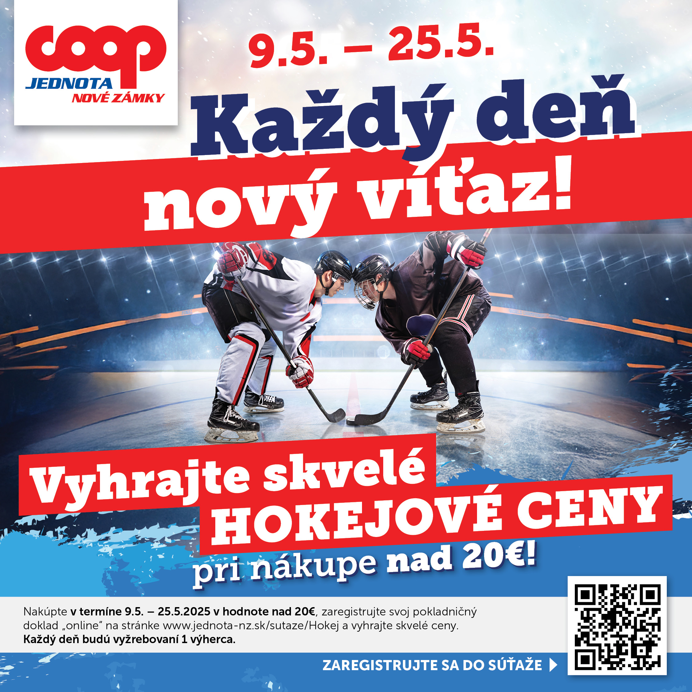 Súťaž: Každý deň nový víťaz! Vyhrajte skvelé hokejové ceny!