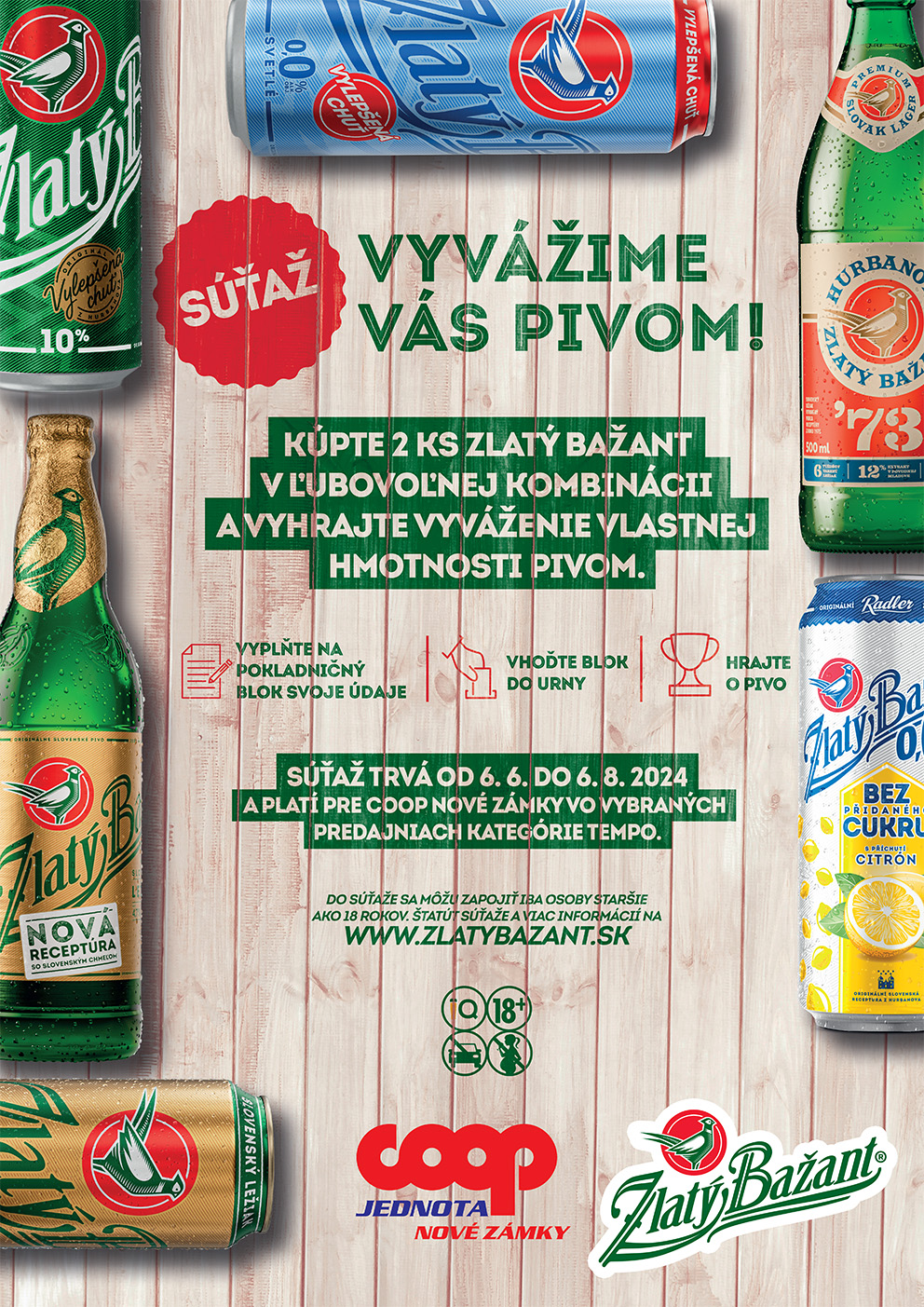 Súťaž: Vyvážime Vás pivom !