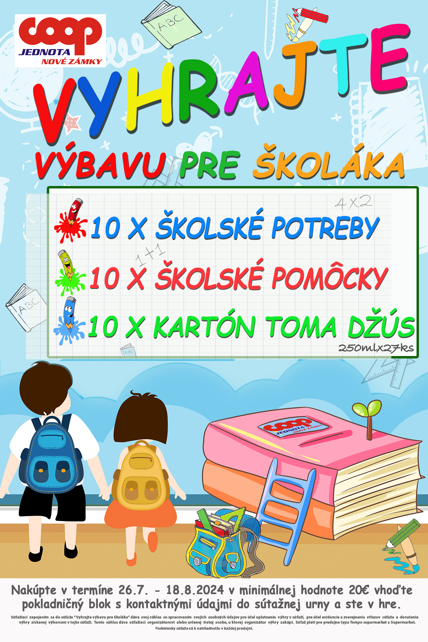 Súťaž: Vyhrajte výbavu pre školáka